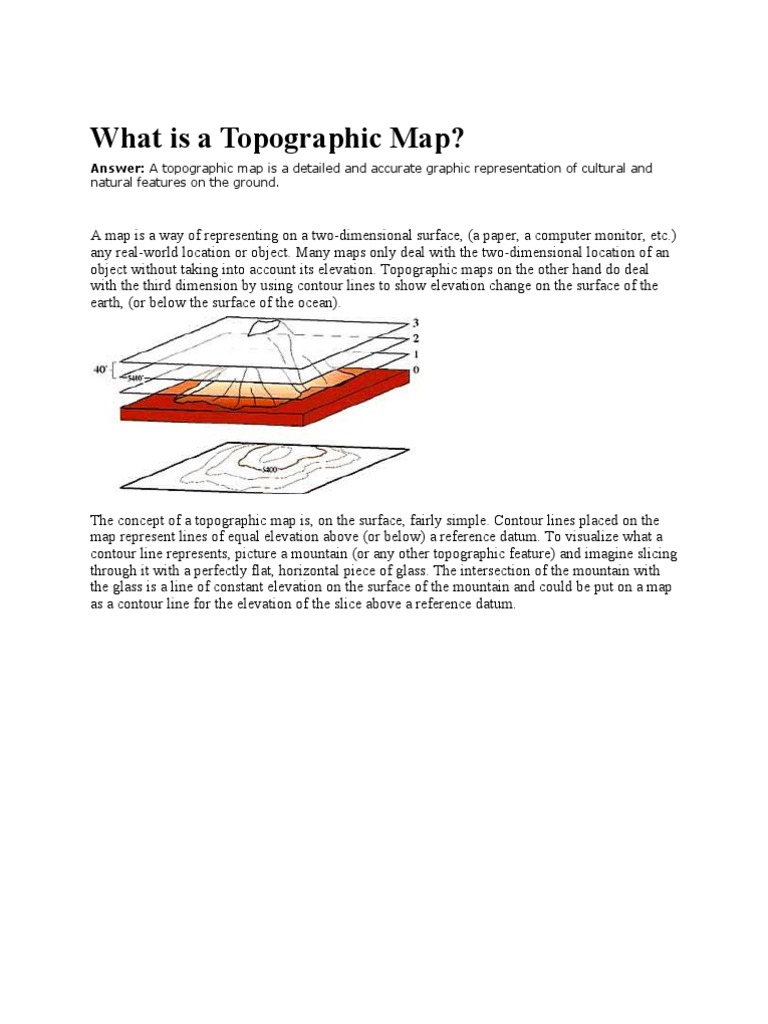 Understanding Topographic Maps | PDF | Topography | Map