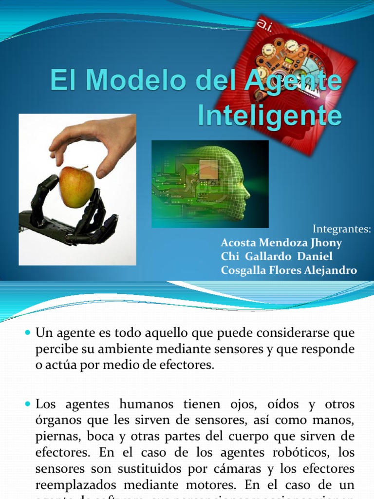 El Modelo Del Agente Inteligente | PDF | Inteligencia artificial |  Inteligencia (IA) y semántica