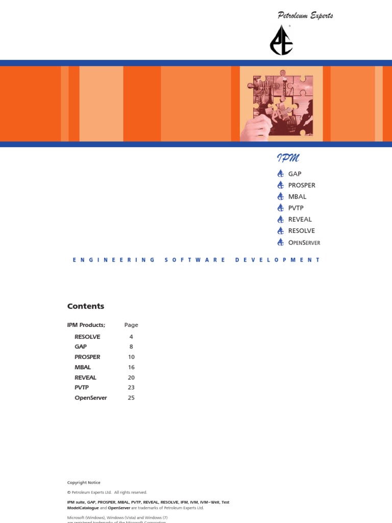 Petroleum Experts Engineering Software Development PDF