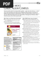 Download GNLDs Garlic Allium Complex - Fast Facts by Nishit Kotak SN24590439 doc pdf
