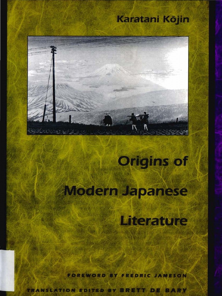 Origins Of Modern Japanese Literature Narrative Theory