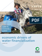 Economic Drivers of Water Financialization
