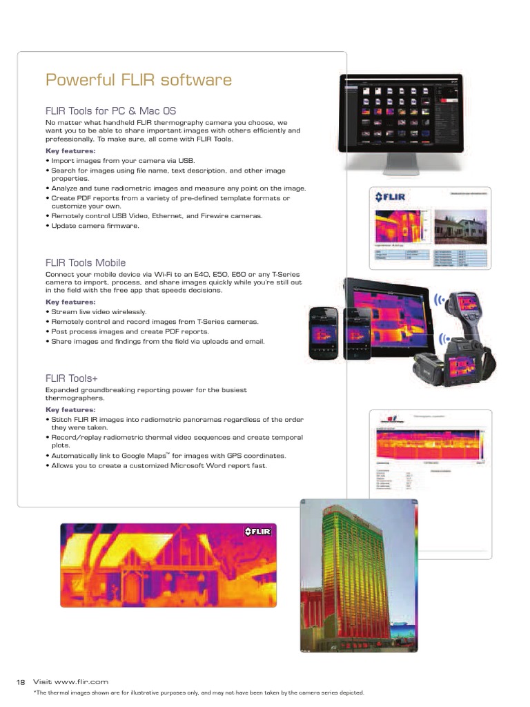 Powerful FLIR Software: FLIR Tools For PC & Mac OS | PDF