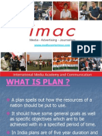 Five Year Plans of India by Media Center IMAC