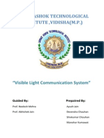Samrat Ashok Technological Institute, Vidisha (M.P.) : "Visible Light Communication System"