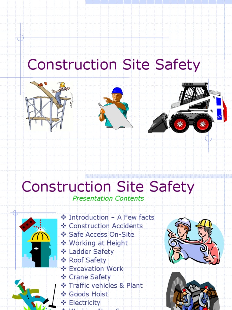 Construction Site Safety.ppt Safety Personal Protective Equipment