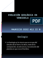 Evolución Geológica en Venezuela