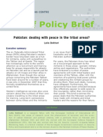 Noref Policy Brief: Pakistan: Dealing With Peace in The Tribal Areas?