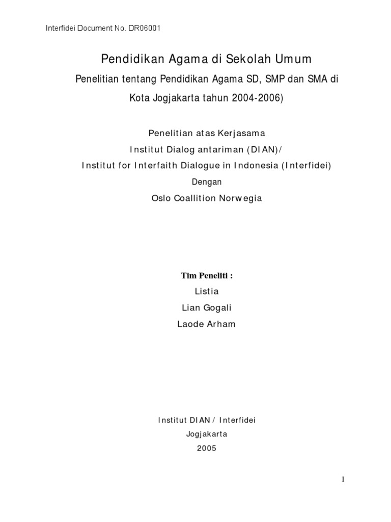 Contoh Proposal Ptk Agama Katolik Sd Guru Paud