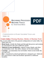 E - Lec 5 Machining Processes and Machine Tools