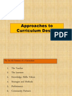 6 Key Features Curriculum Design Approach