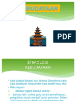 P Ke 4. Etimologi Budaya & Kebudayaan