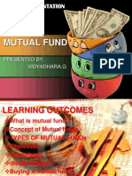 Mutual Fund: A Small Presentation ON
