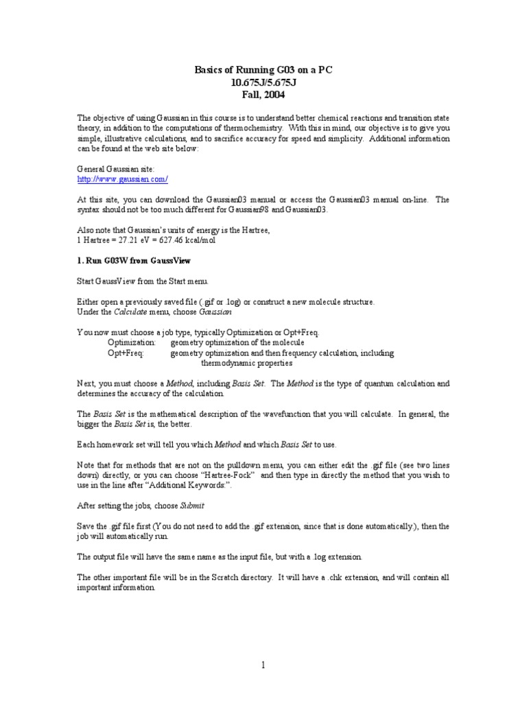 Read checkpoint file gaussian