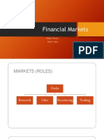 Financial Markets: Rahul Ghosh Romil Johri