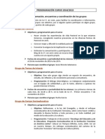 Programacion It León 2014 2015 Grupos