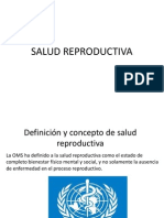 ) Salud Reproductiva