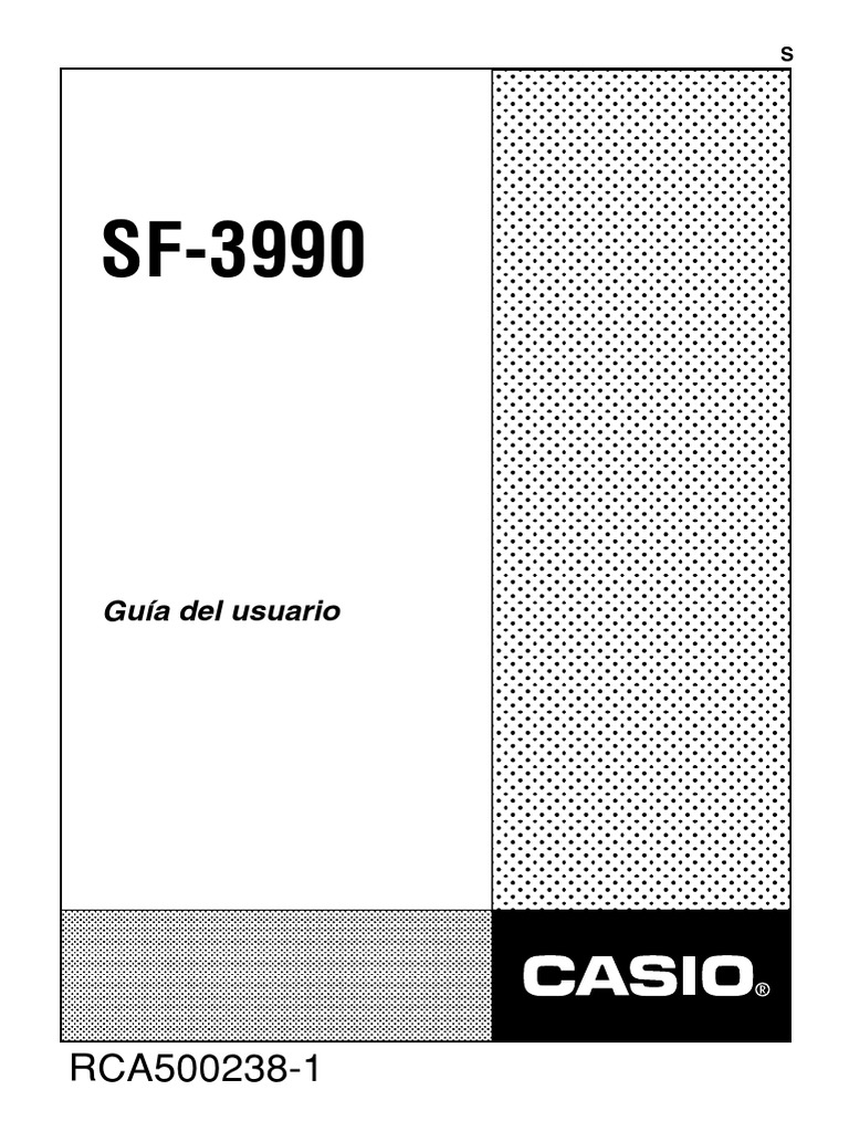 SF - 3990 - ES Manual Casio 32kb Diary SF | PDF | United States Dollar | Celsius
