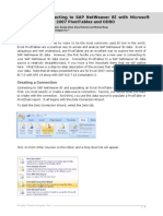 Connecting To SAP BW With Microsoft Excel 2007 PivotTables and ODBO