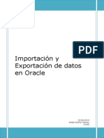Importacion y Exportacion de Datos en Oracle Por Rafael Munoz Gomez