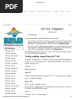 MATLAB Integration