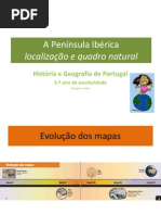 A Península Ibérica - Localização