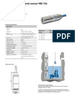 ABS hydrostatic level sensor MD 126 features 0.3% accuracy ceramic sensor