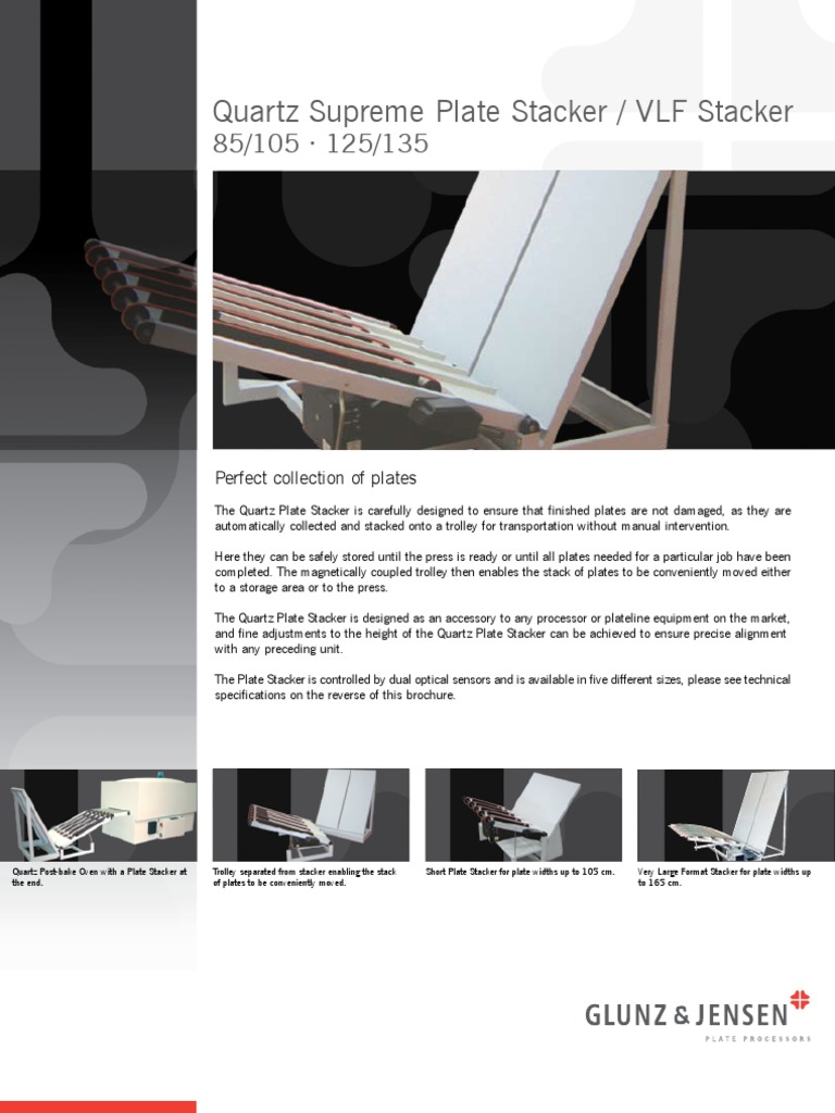 Quartz Supreme Plate Stacker Overview | PDF | Manufactured Goods ...
