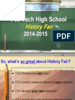 14-15 Intro To History Fair