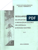 PE 118 - Regulament General de Manevrare in Instalatii Electrice