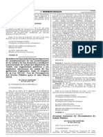 Nombramiento de Profesionales y Tecnicos Asistenciales 06/11/2014-MINSA-D.S.034-2014-SA