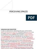Perceiving Spaces