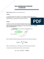 The Science and Engineering of Materials: CH 8 Exercise: A A A CW