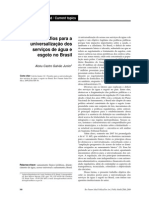 Desafios para universalização Dos Serviçoes de Água e Esgoto No Brasil, 2009