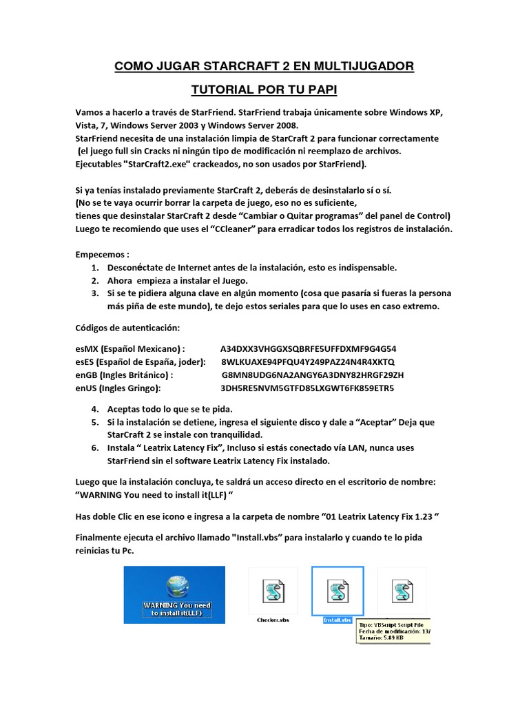 Tutorial de StarCraft 2 con StarFriend | PDF | Contraseña | Point and Click