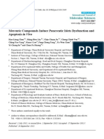 Mercuric Compounds Induce Pancreatic Islets Dysfunction and Apoptosis in Vivo