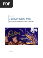 Cadbury Dairy Milk Report