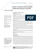 Effect of Rosuvastatin On Diabetic Polyneuropathy: A Randomized, Double-Blind, Placebo-Controlled Phase Iia Study