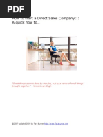 Download How to Start a Direct Sales Company by Tara Burner SN24599177 doc pdf