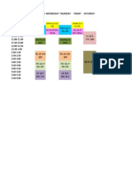 2nd Yr 2nd Sem Sched