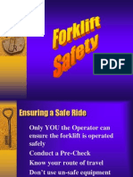 Ensuring a Safe Ride with Your Forklift