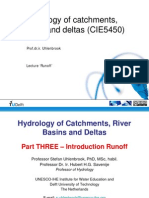 CIE5450 Hydrology Runoff PDF