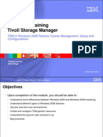 IBM Tivoli Training Tivoli Storage Manager: TSM in Windows 2008 Failover Cluster Management: Setup and Configurations