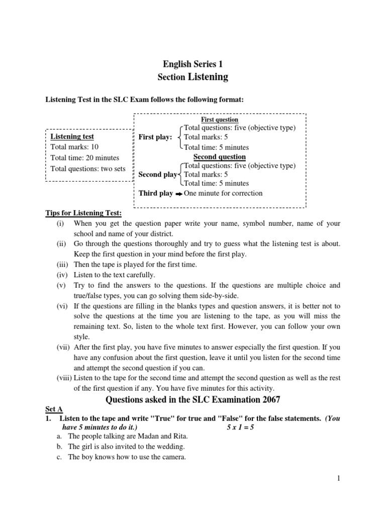 SLC Preparation Material English Series 1 | PDF | Lhasa | Tibet