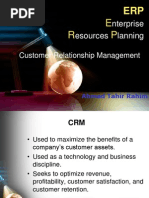 Nterprise Esources Lanning: Customer Relationship Management