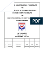 STANDARD PROCEDURE FOR FIELD REVISIONS AND CHANGE ORDERS