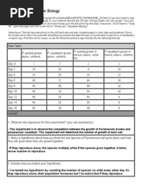 Aurelia And Caudatum Pdf Ecological Niche Nature