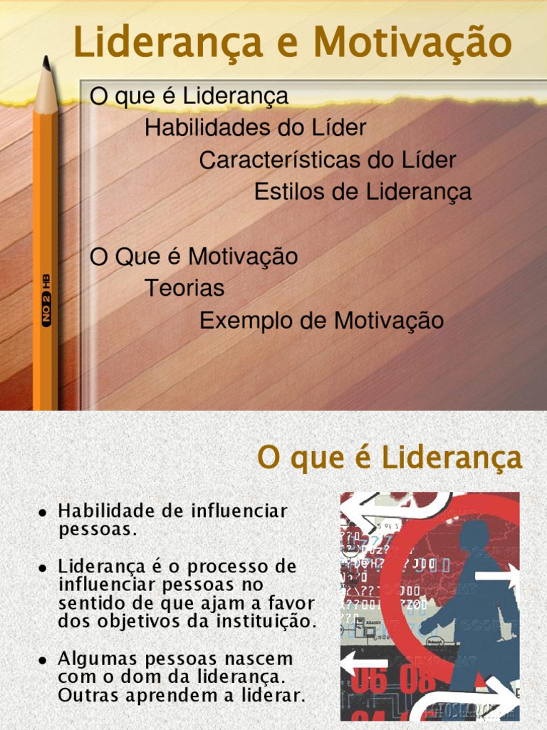 Liderança e Motivação: Conceitos e Teorias | PDF | Liderança | Motivação