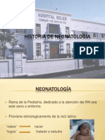 Historia de Neonatología