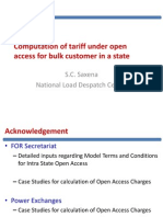 Computation of Tariff Bulk Consumer Open Access 15-Jun-2011